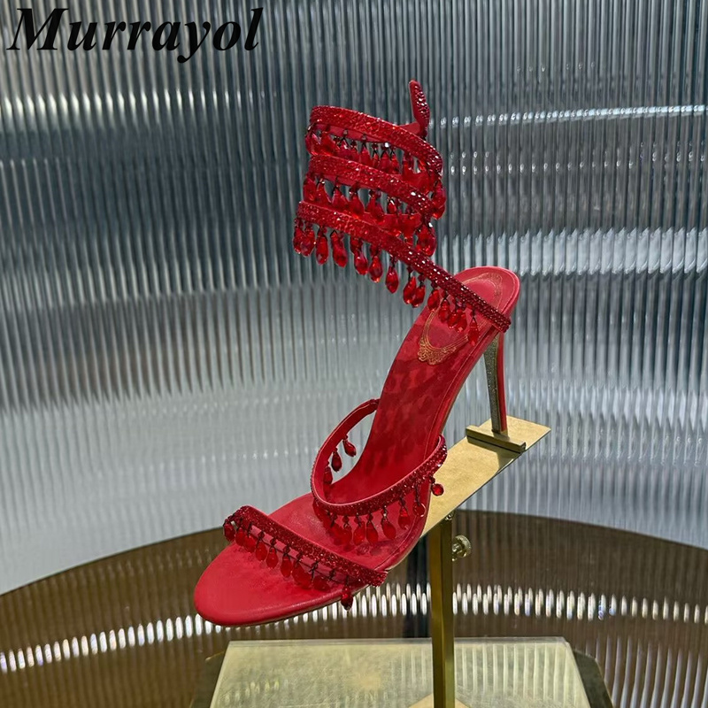 Sandals Ankle Snake Shaped Str - Summer Clothing Stores review and price