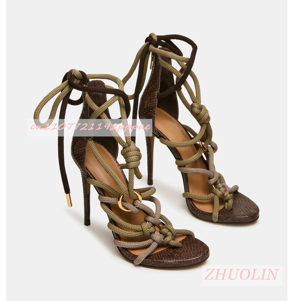 Retro Snakeskin Thick Rope Cri - Summer Clothing Stores review and price
